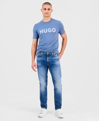 Hugo Boss Men's 708 Straight-fit Jeans In Blue