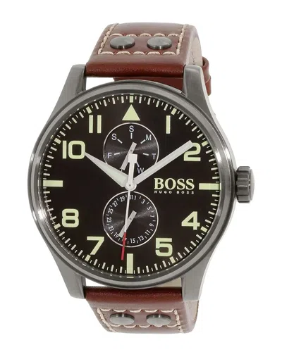 Hugo Boss Men's Aeroliner Maxx Black Dial Watch