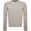 HUGO BOSS MEN'S AMARSON KNIT SWEATER IN BEIGE