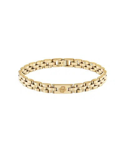 Hugo Boss Men's Archer Ionic Plated Thin Gold Steel Bracelet