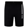 Hugo Boss Men's Authentic Tonal Logo Cotton Shorts, Outer Space Black In Black
