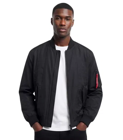 Hugo Boss Men Black Band Collar Jacket