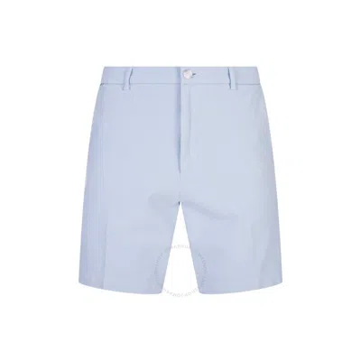 Hugo Boss Men's Blue Kane Regular-fit Stretch Cotton Shorts