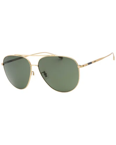 Hugo Boss Men's Boss 1296/f/s 63mm Sunglasses In Green