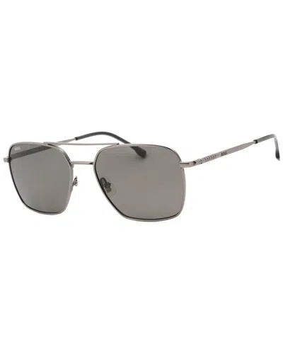 Hugo Boss Men's Boss 1414/s 57mm Polarized Sunglasses In Metallic
