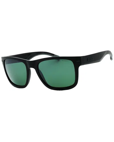 Hugo Boss Men's Boss 1496/s 55mm Polarized Sunglasses In Green