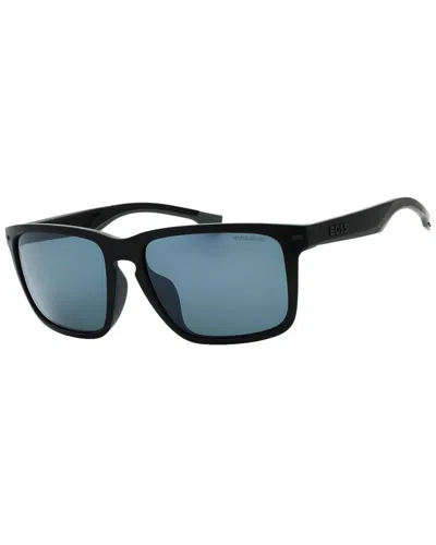 Hugo Boss Men's Boss 1542/f/s 59mm Polarized Sunglasses In Blue