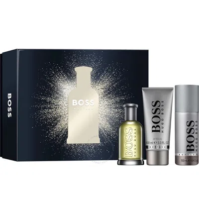 Hugo Boss Men's Boss Bottled Gift Set Fragrances 3616304197826 In White