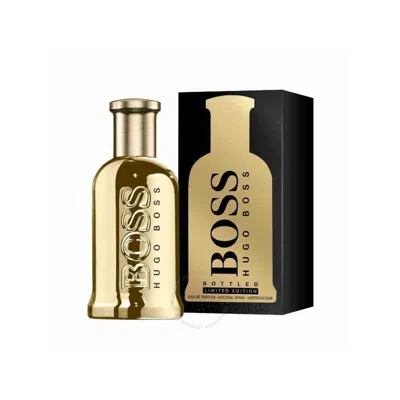 Hugo Boss Men's Boss Bottled Gold Limited Edition Edp Spray 3.4 oz Fragrances 3616302779864 In Black / Gold