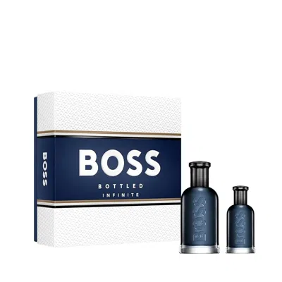 Hugo Boss Men's Boss Bottled Infinite Gift Set Fragrances 3616305265128 In Transparent