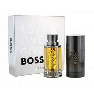Hugo Boss Men's Boss The Scent Gift Set Fragrances 3616303428587 In White
