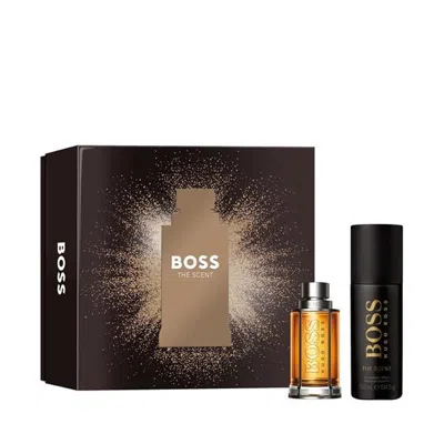 Hugo Boss Men's Boss The Scent Gift Set Fragrances 3616304197956 In White