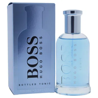 Hugo Boss Men's Bottled Tonic Edt Spray 3.3 oz (100 Ml) In Yellow/orange/red