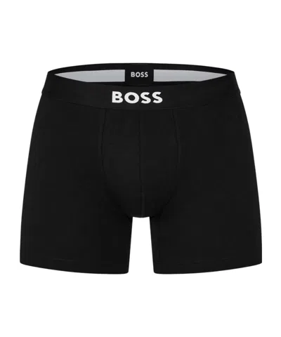 Hugo Boss Men's Boxer Briefs In Black