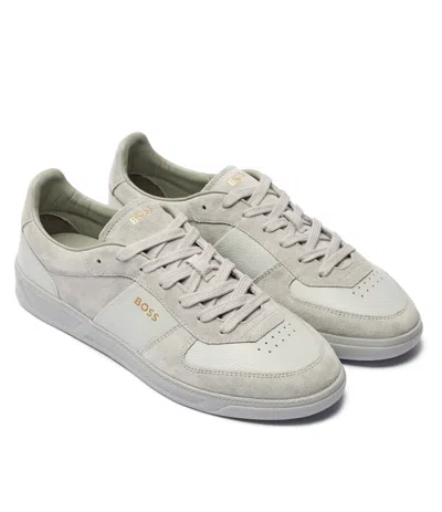 Hugo Boss Men's Brandon Tennis Sneaker, Open White In Multi