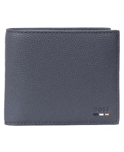 Hugo Boss Men's Captain Sleek Wallet In Blue