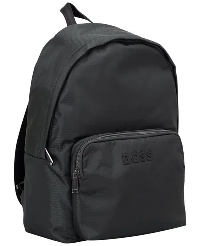 Hugo Boss Men's Catch 3.0 Logo Detail Backpack In Black