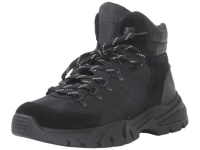 Pre-owned Hugo Boss Men's Chester Boots Hiking Lace-up Shoes Black
