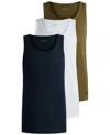 Hugo Boss Men's Classic Tank Tops, 3-pack