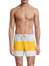 Hugo Boss Coco Swim Shorts Open Yellow Swim Shorts Trunks In White