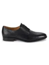 HUGO BOSS MEN'S COLBY LEATHER DERBY SHOES