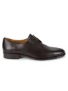 HUGO BOSS MEN'S COLBY LEATHER DERBY SHOES