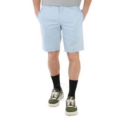 Hugo Boss Men's Cotton Blend Slim-fit Regular-rise Shorts In Blue