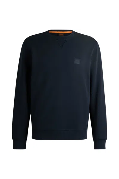 Hugo Boss Men's Crew Neck Sweatshirt Boss 50509323 Open Blue