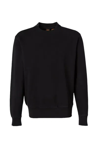 Hugo Boss Men's Crew Neck Sweatshirt Boss 50519718 Black
