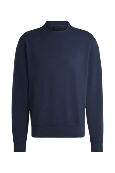 Hugo Boss Men's Crew Neck Sweatshirt Boss 50519718 Open Blue