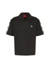 Hugo Boss Men's Dalpars Short Sleeve Polo, Black In Black