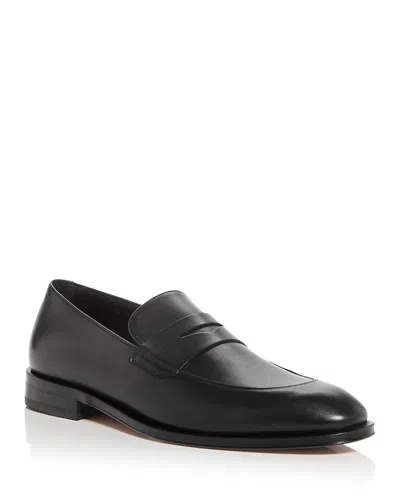 HUGO BOSS MEN'S DERREK APRON TOE PENNY LOAFERS