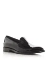 Hugo Boss Men's Derrek Patent Slip On Formal Loafers In Black
