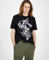 Hugo Boss Men's Diakromio Short Sleeve Crewneck Logo Graphic T-shirt In Black