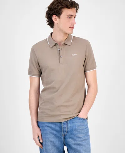 Hugo Boss Men's Dinoso Contrast-tip Polo Shirt