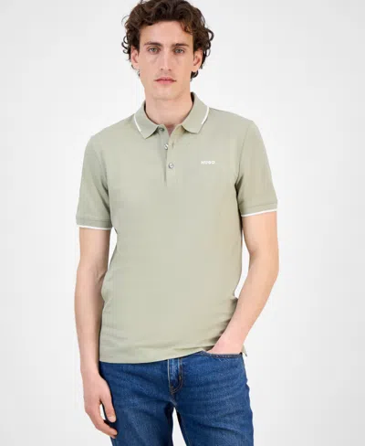 Hugo Boss Men's Dinoso Contrast-tip Polo Shirt