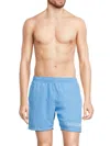 Hugo Boss Boss Men's Dolphin Logo Swim Shorts In Blue