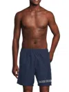 Hugo Boss Boss Men's Dolphin Logo Swim Shorts In Navy