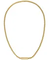 Hugo Boss Men's Doran Ionic Gold-plated Chain Necklace In Gold-tone