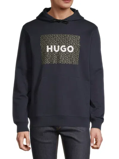 Hugo Boss Men's Dreeman Hoodie Sweatshirt In Navy