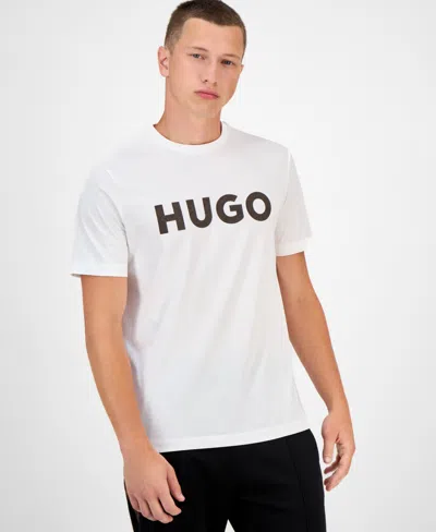 Hugo Boss Men's Dulivio Short Sleeve Crewneck Graphic T-shirt In Brown