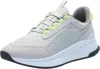 Hugo Boss Ttnm Evo Suede, Leather And Mesh Trainers With Ribbed Sole In Multi