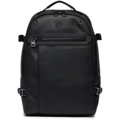 Hugo Boss Men's Faux Leather Elliot 3.0 Backpack In Black
