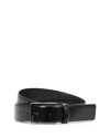 Hugo Boss Men's Garney Leather Belt In Black