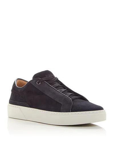 Hugo Boss Men's Gary Tenn Low Top Sneakers In Navy