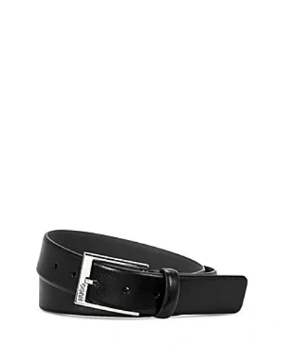 Hugo Boss Men's Gellot Leather Belt In Black