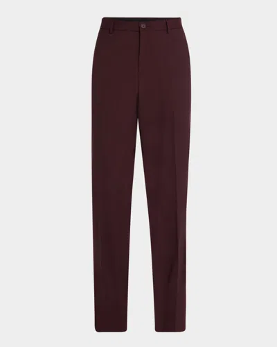 Hugo Boss Men's Genius Performance Tech Wool Pants In Red