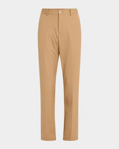 Hugo Boss Men's Genius Stretch Slim-fit Trousers In Brown