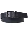 Hugo Boss Men's Gerik Grainy Italian Leather Belt In Navy