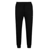 Hugo Boss Cotton-blend Tracksuit Bottoms With Hd Logo Print In Black